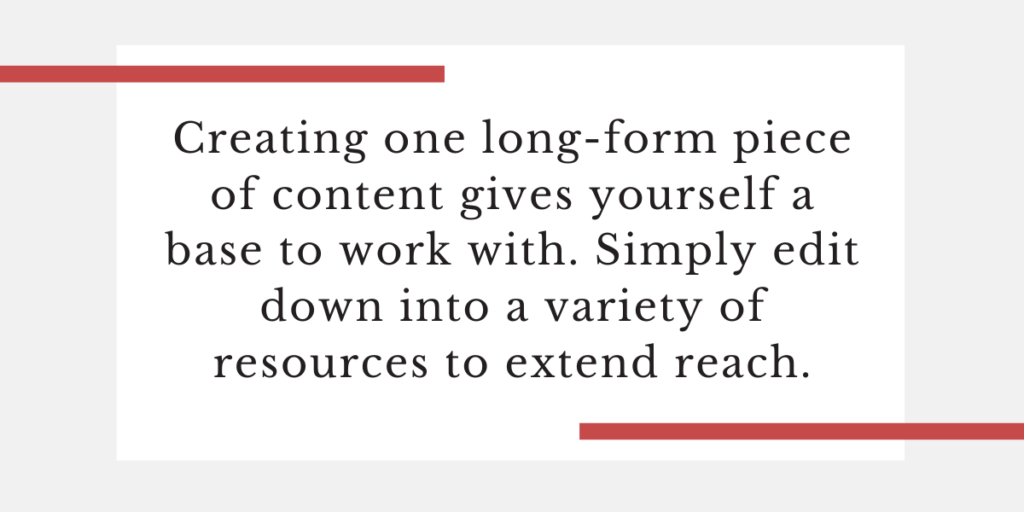 longform content editing process