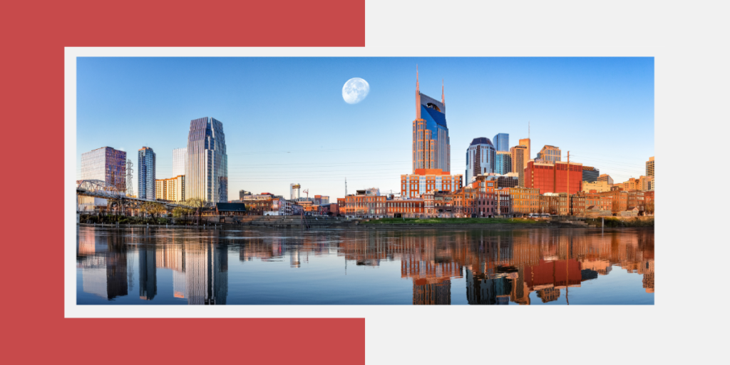 Wide shot photo of Nashville